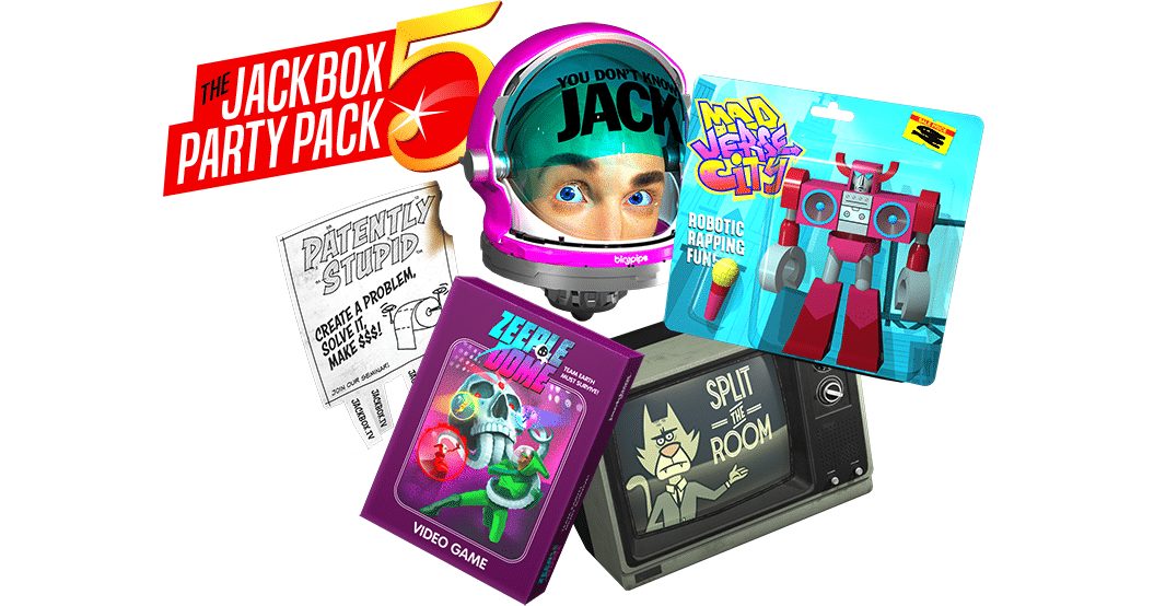 Паки пятерки. Jackbox Party Pack 5 игры. Jack Box 5. Jack Box 5 игры. The Jackbox Party Pack.