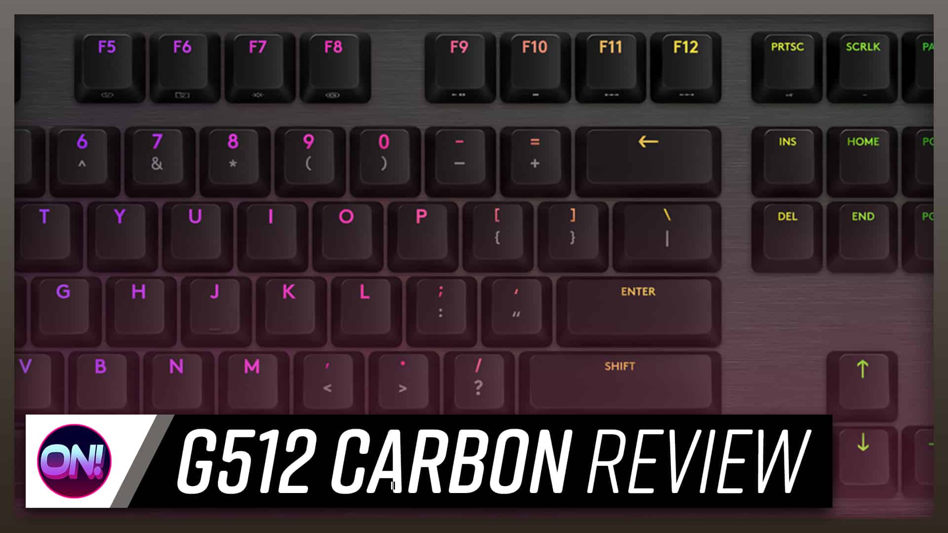 Logitech G512 Carbon Keyboard Review - Nerd On!